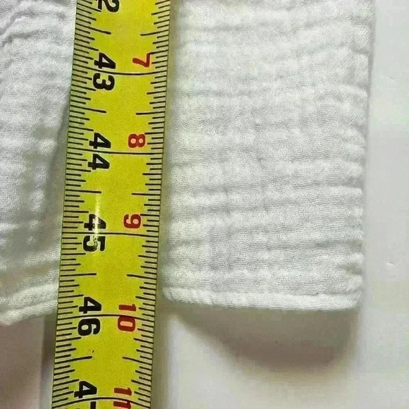 H & M White Flowy Dress Boho Size M - Picture 6 of 6